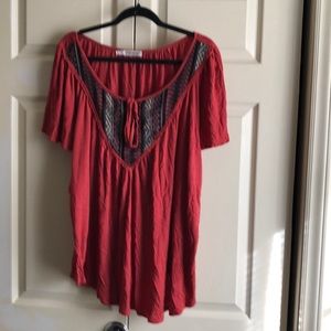 Boho top; Maurice’s size 3